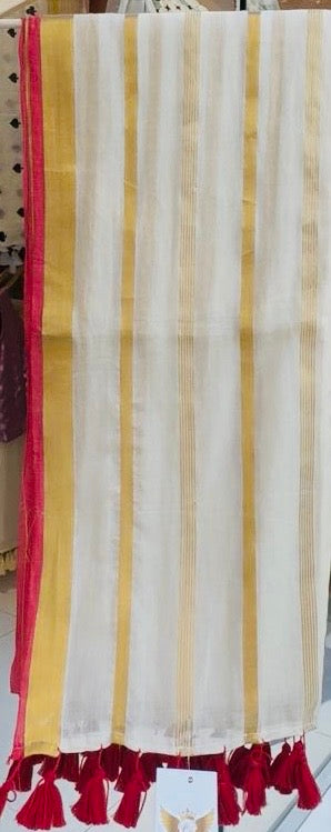 Onam mulcotton saree