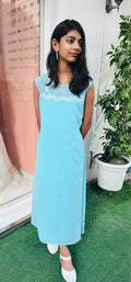 Teal frock