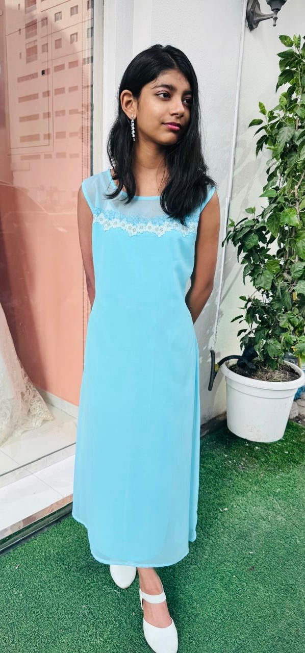 Teal frock