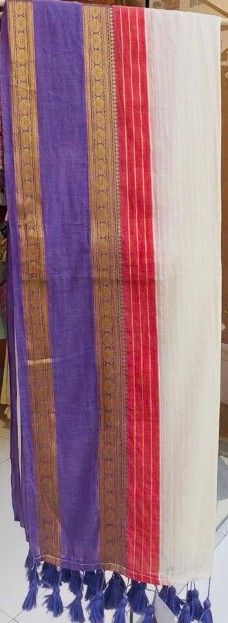 Onam mul cotton saree