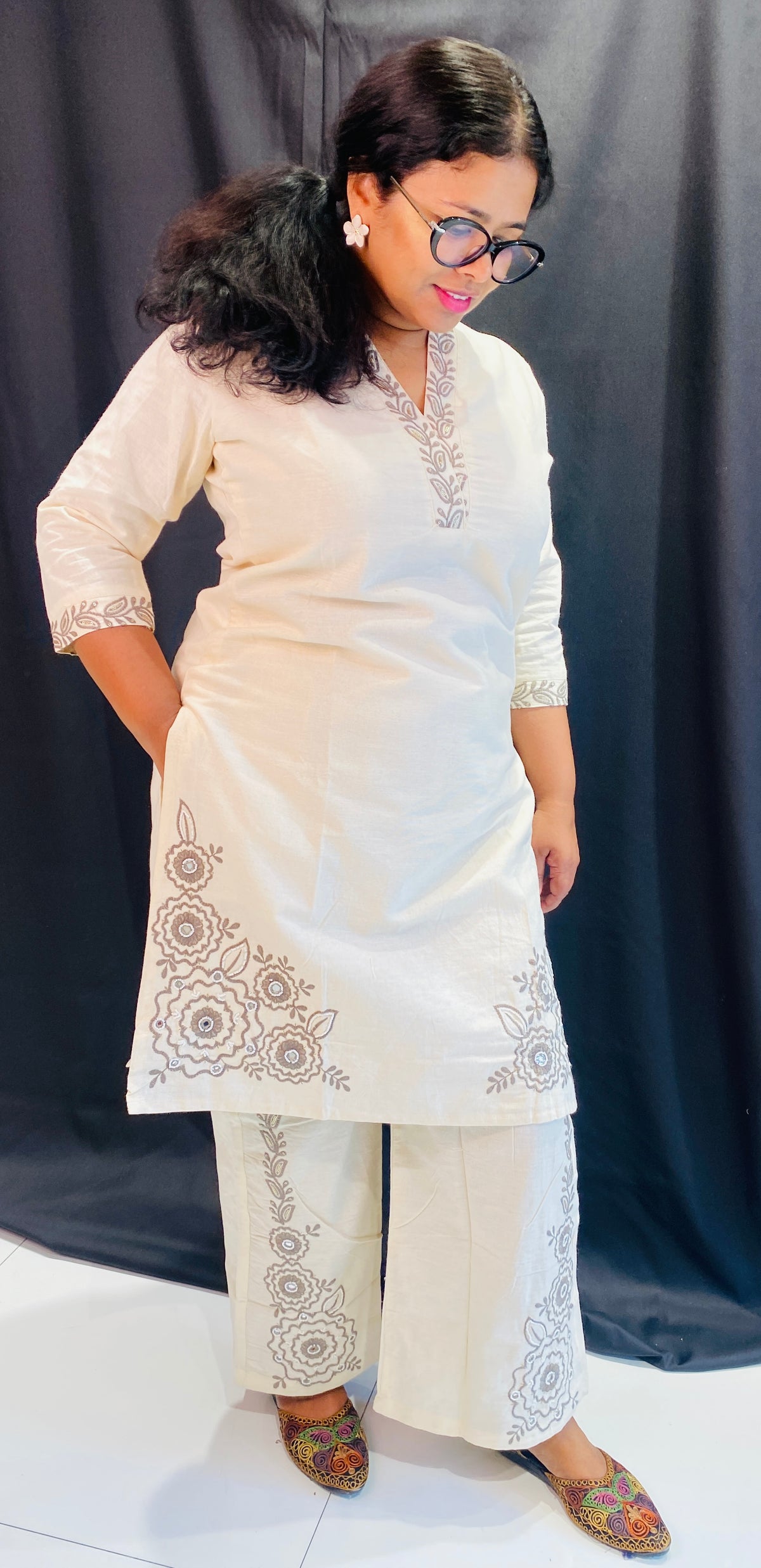 Handloom coord set